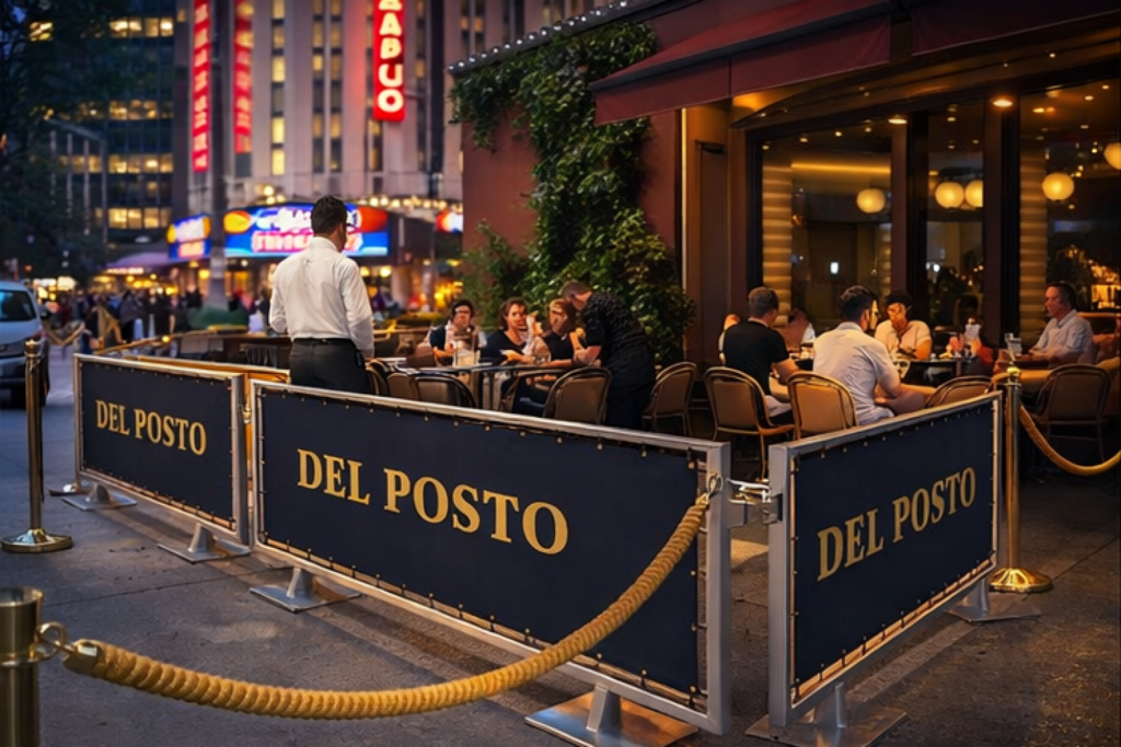 outdoor dining barriers philadelphia